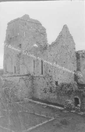 ATHASSEL PRIORY  CENTRAL TOWER & E. BUILT UP FROM S. SIDE OF CLOISTER